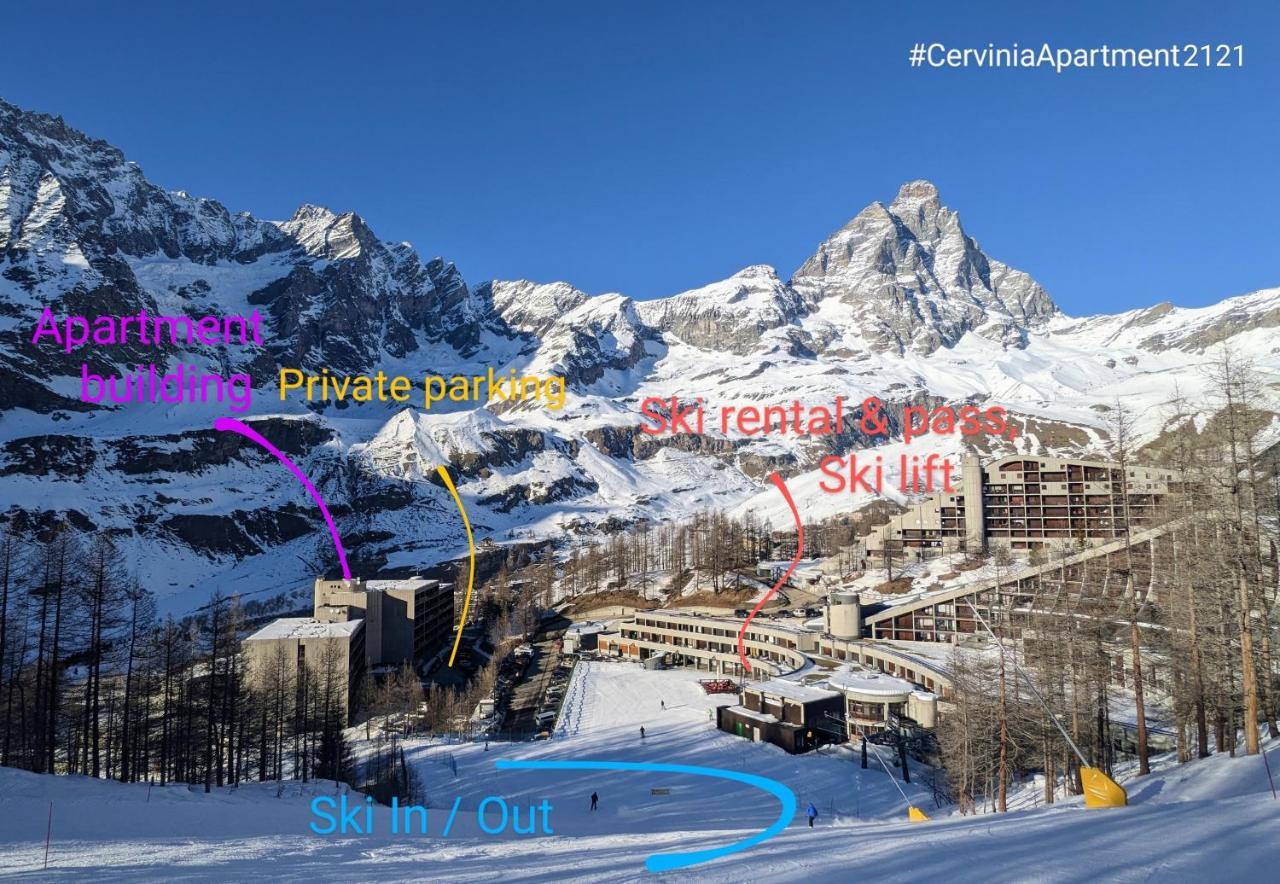 Cervinia Apartment 2121 - Ski & Mountain Panorama เบรยล์-แชร์วิเนีย ภายนอก รูปภาพ